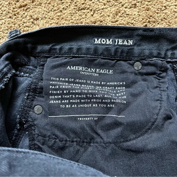 American Eagle Embroidered Mom Jean - Picture 3 of 9